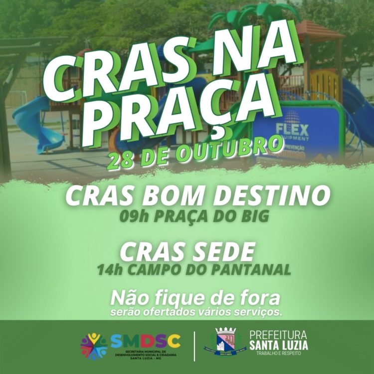 CRAS Sacode a Praça