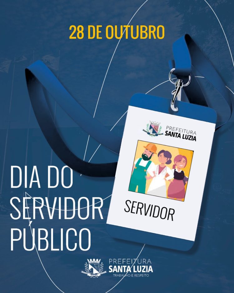 28 de outubro – Dia do Servidor Público | Prefeitura Municipal de Santa  Luzia
