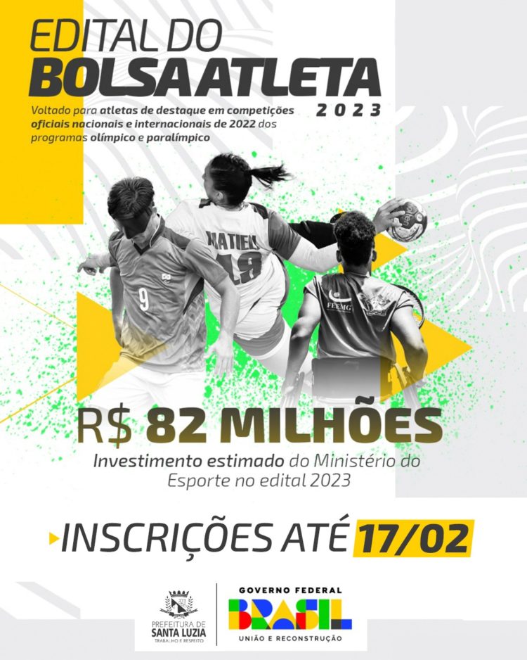 Atletas Luzienses podem cadastrar no Bolsa Atleta 2023