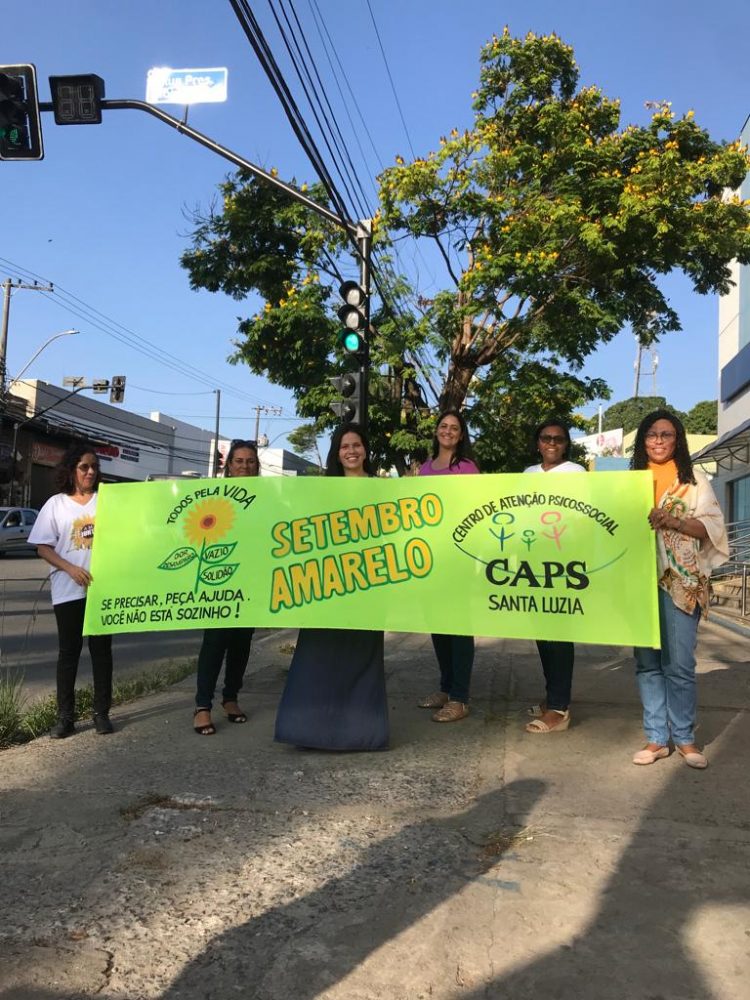 Setembro Amarelo: CAPS realiza diversas ações contra o suicídio em