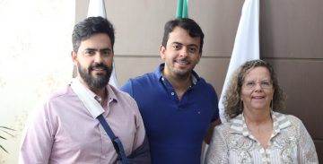 Prefeito Christiano Xavier recebe deputado federal Pinheirinho