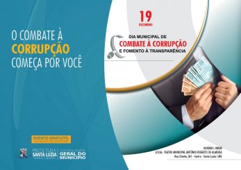 Programação do Dia Municipal do Combate à Corrupção e Fomento à Transparência
