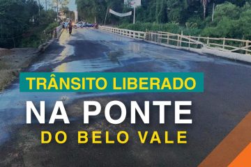 Asfaltamento concluído na Ponte do Belo Vale