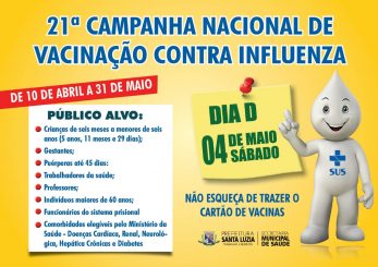 Vacinação contra a Influenza é antecipada