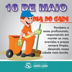 16 de maio – Dia do Gari