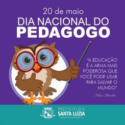 20 de maio – Dia nacional do pedagogo
