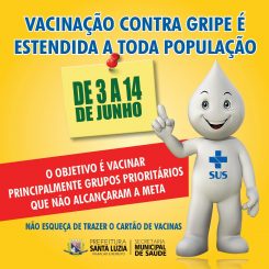 Vacinação contra gripe é estendida a toda população