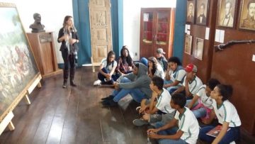 Mais uma ação do projeto Educação Patrimonial é realizada em Santa Luzia