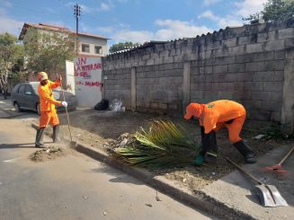 Prefeitura continua mutirões de limpeza na cidade