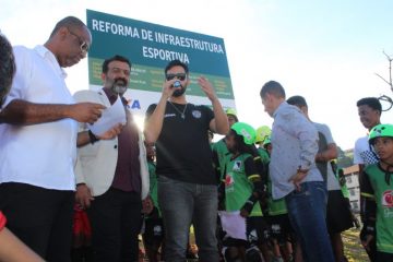 Praça da Juventude terá pista de skate  Evento para anunciar início das obras aconteceu nesta sexta-feira (28)