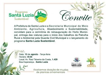 Reinauguração do Horto Florestal Municipal