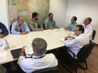 Prefeitura se reúne com diretores da Copasa para  exposição do  Plano de Saneamento Básico  do município  para renovação de contrato com a empresa