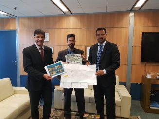 Prefeito de Santa Luzia e Deputado Federal Diego Andrade apresentam projetos no Ministério do Turismo