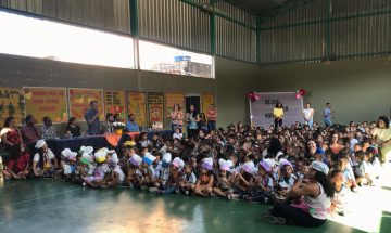 Retomada a merenda na cantina da Escola Municipal Ana Zélia de Morais Lara