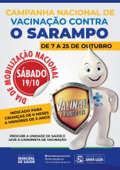 Campanha de vacinação contra o sarampo