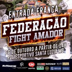 Santa Luzia sedia a edição amadora do maior show de lutas do Brasil