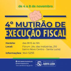 4º Mutirão de Execução Fiscal