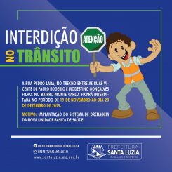Interdição no trânsito