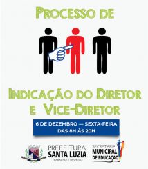 Participe do processo de indicação para gestores das escolas municipais luzienses