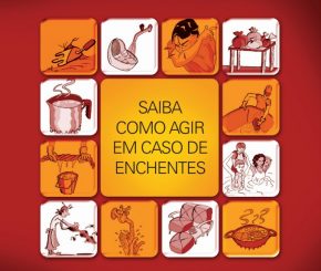 Cartilha – Saiba como agir em caso de enchentes