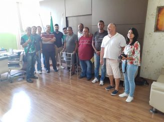 Nova diretoria da Liga Municipal de Desportos de Santa Luzia é recebida na Prefeitura