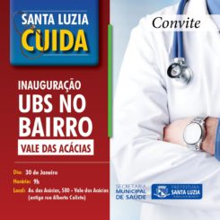 Inauguração da UBS no bairro Vale das Acácias