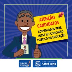 Atenção nomeados para o concurso público da educação