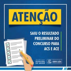 Divulgado resultado preliminar do Concurso Público da Saúde