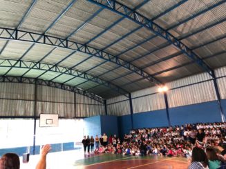 Escola Municipal do Palmital, Edwar Lima, inicia o ano letivo com entrega da reforma da  quadra, banheiros e pintura de faixas de pedestres