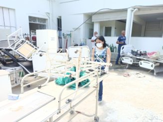 Equipes da Prefeitura fazem mutirão de limpeza no Hospital São João de Deus