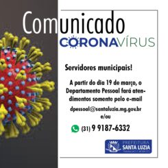 Comunicado aos servidores municipais
