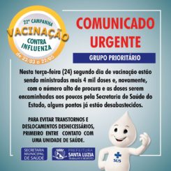 Campanha de Vacinação contra a gripe