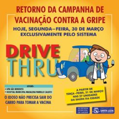 Vacinação contra a Gripe é retomada nesta segunda-feira (30)