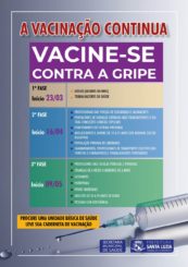 Santa Luzia inicia segunda fase de campanha de vacinação contra gripe
