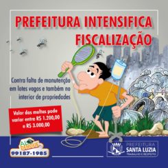 Prefeitura intensifica fiscalização contra falta de manutenção em lotes vagos e também no interior de propriedades