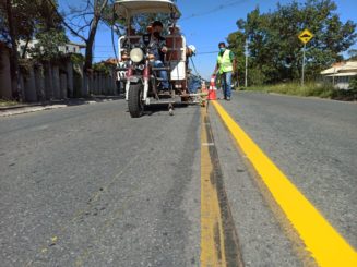 Obras de manutenção são realizadas pela cidade