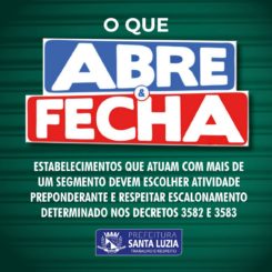 Publicadas alterações no Decreto 3.582 que estabelece rodízio na abertura do comércio na cidade