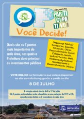 Orçamento Participativo permitirá que os cidadãos decidam onde a Prefeitura deve investir