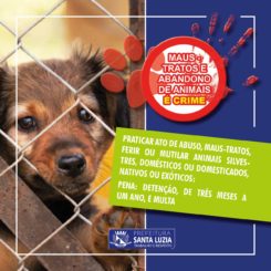 Nota de Repúdio aos maus tratos animais