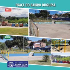 Mais uma praça revitalizada em Santa Luzia: a do bairro Duquesa