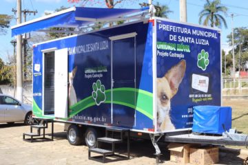 Castramóvel de Santa Luzia faz as primeiras castrações e microchipagens em animais em situação de abandono nas ruas