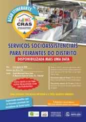 Prefeitura disponibiliza mais uma data para ação socioassistencial com feirantes do Palmital e do Distrito prejudicados na Pandemia