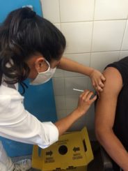 Prefeitura realiza campanha de vacinação contra o Sarampo na APAC