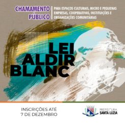 Prefeitura divulga chamamento público para Lei Aldir Blanc