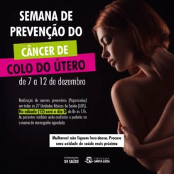 Semana de prevenção do câncer de colo do útero