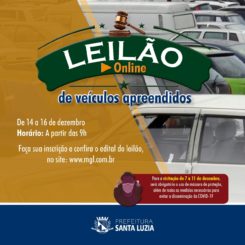 Prefeitura realizará leilão de veículos apreendidos na próxima semana