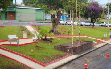 Praça Acácia Nunes da Costa, no bairro Frimisa, é revitalizada pela Prefeitura