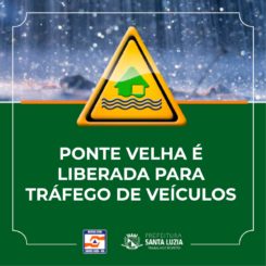 Ponte Velha é liberada para tráfego de veículos