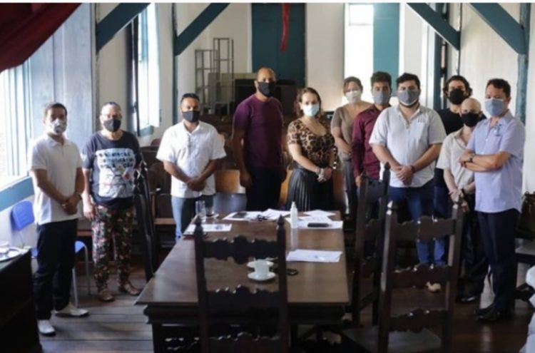 Secretária Municipal de Cultura e Turismo recebe membros do Conselho Municipal de Políticas Públicas em sua primeira reunião enquanto presidente do CMPC