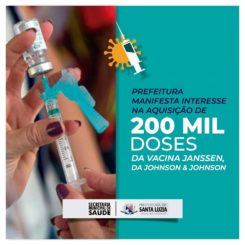 Prefeitura reúne com fornecedores para aquisição de 200 mil doses da vacina Janssen, da Johnson & Johnson